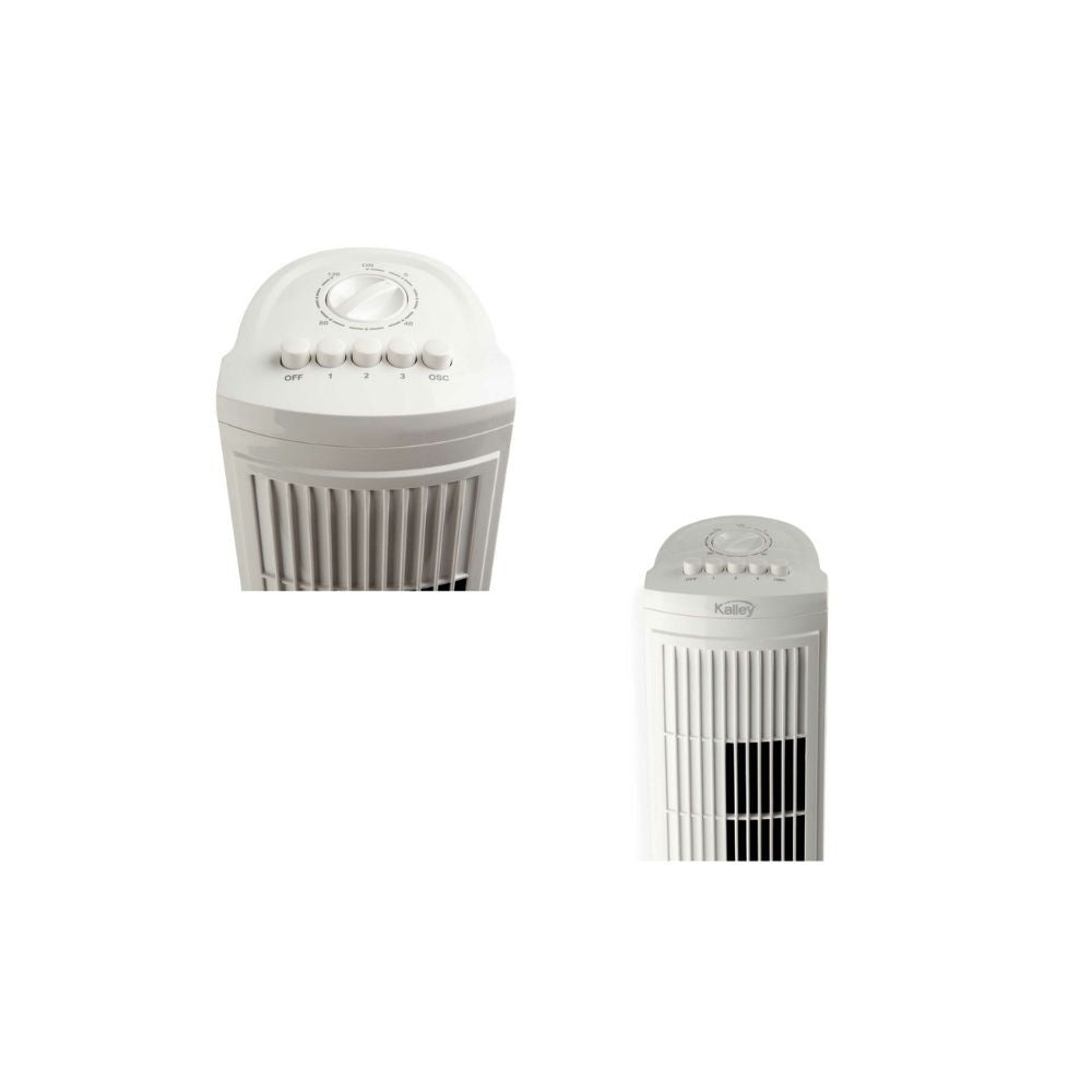 Ventilador Torre Kalley 45W 3 Velocidades Silenciosa Ahorro Energetico