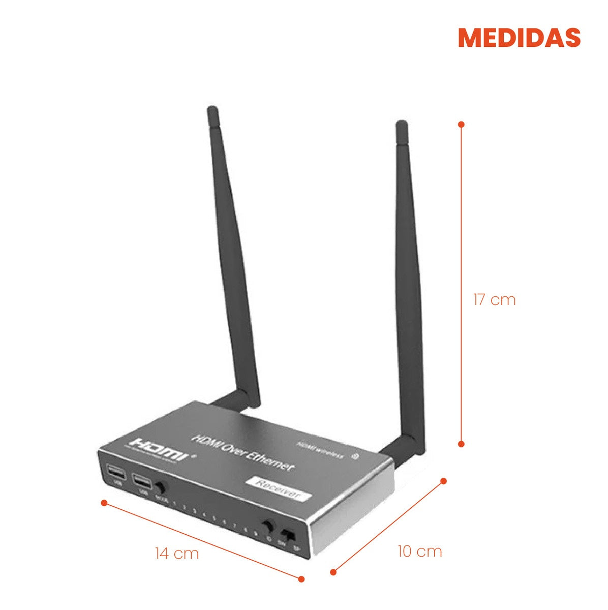 Transmisor Hdmi Inalambrico Receptor Emisor 200 Metros 1 A 4