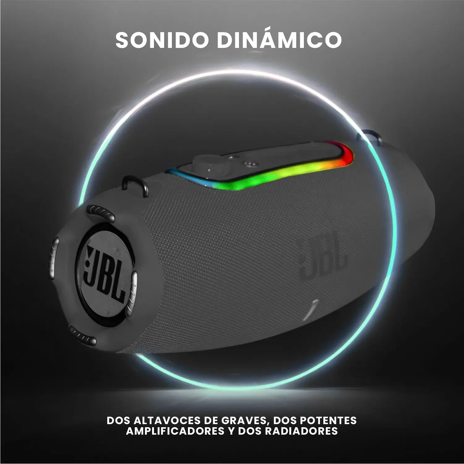 Parlante Xtreme Replica 1.1 Jbl Grande Bluetooth Sonido Potente Negro