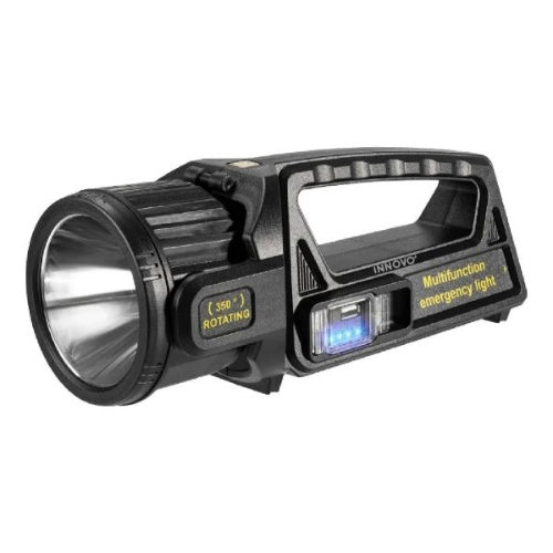 Linterna Multifuncional 10-1 Panel Solar Doble Lente 8000Lm