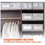 Set X3 Organizador De Closet Para Ropa Caja Almacenamiento