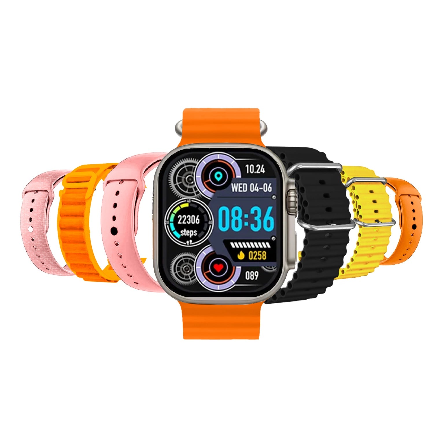 Smart Watch V70 7 Pulsos Diversos Colores Modo Deportivo Android Ios