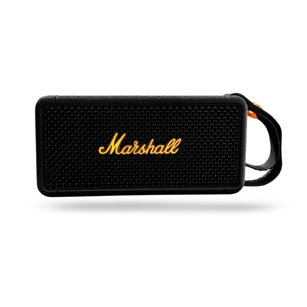 Parlante Bluetooth Sonido Potente Usb Mp3 Fm Marshall Black Replica 1.1
