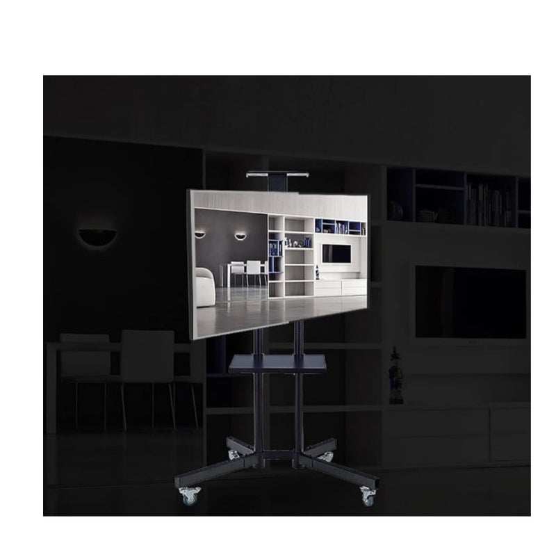 Soporte Piso Pedestal Para Tv Smartv Pc Laptop Para Presentacion Ruedas Hasta 70 Pulgadas