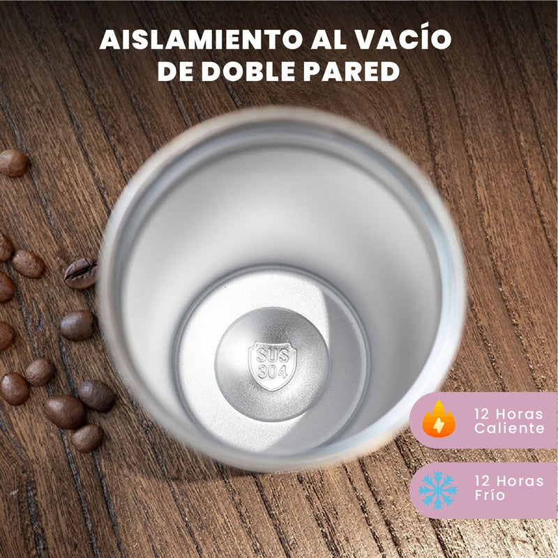 Termo Acero Inoxidable 900Ml Flip Straw Antiderrames