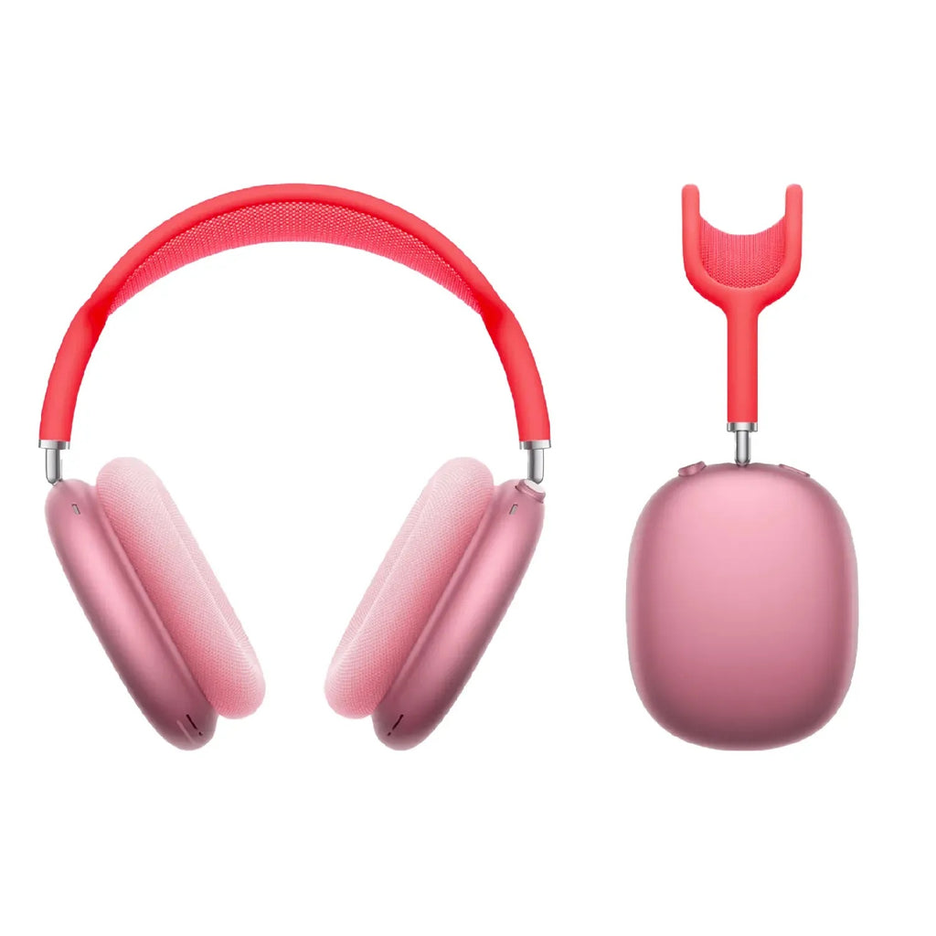 Audifonos Airpods Max 1.1 Replica Magnetica Full Sonido Bluetooth Estuche Rojo