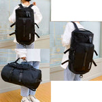 Bolso Maleta Morral Deportivo Impermeable Multifuncional Negro