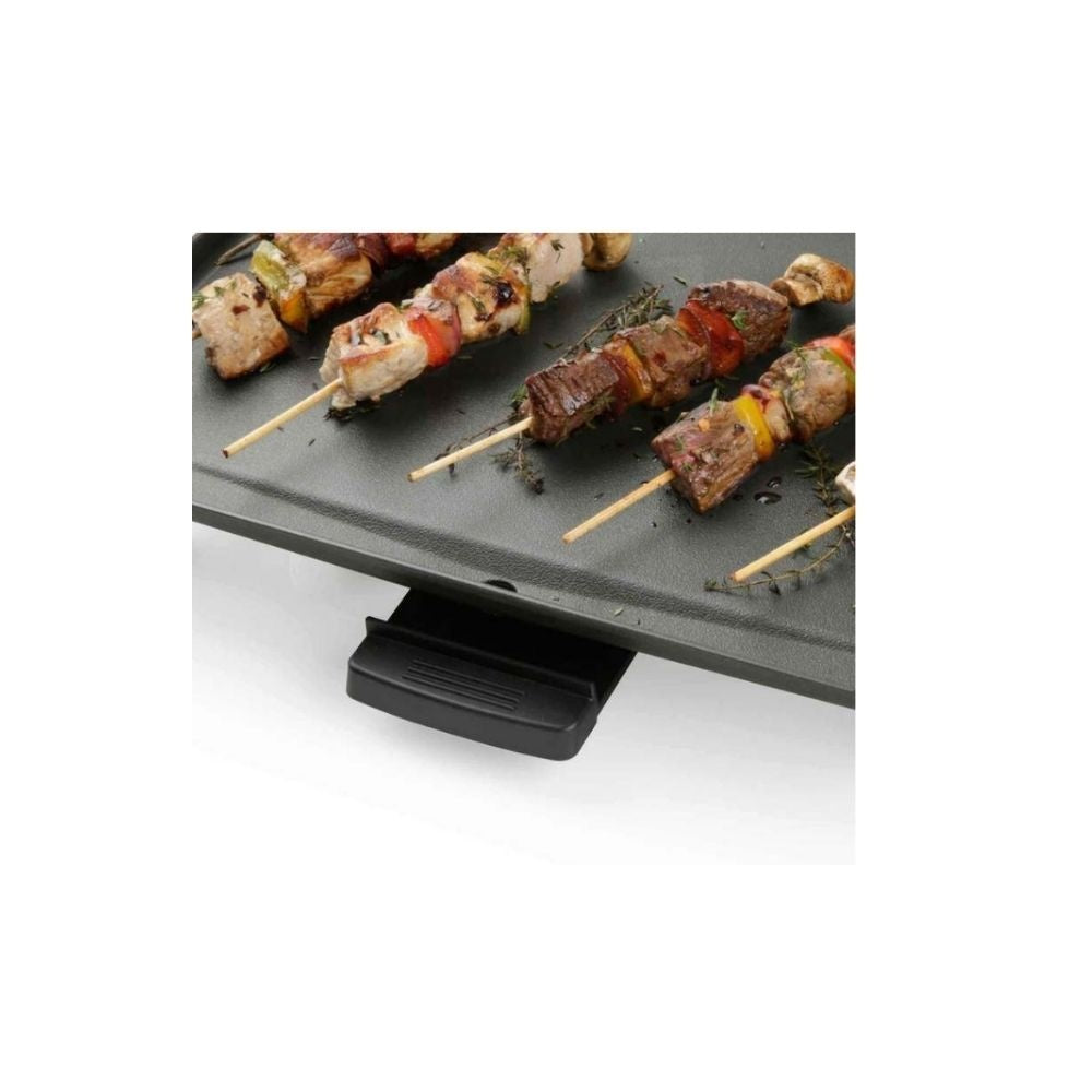 Parrilla Electrica Kalley 1500W Antiadherente Asador Liso Con Termostato