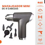 Masajeador Mini Nobel Corporal Pistola Inalambrica Nb2060