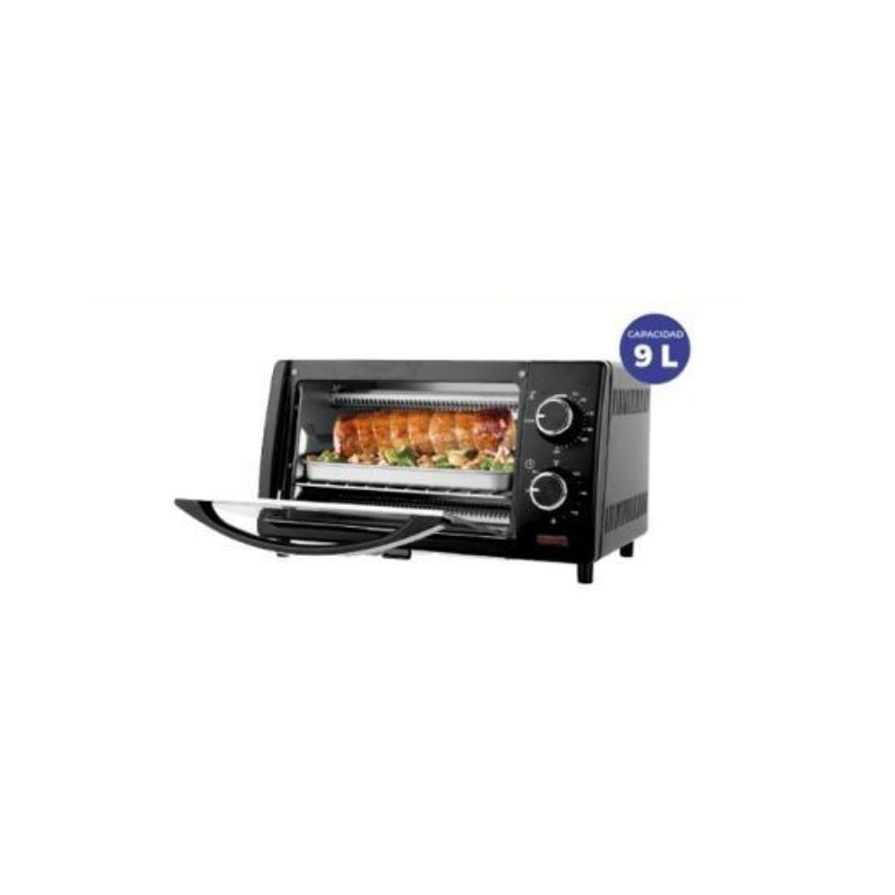 Horno Electrico Kalley 9 Litros - 800W Control De Tiempo