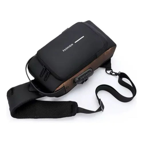 Bolso Manos Libres Mini Morral Hombre Tipo Pechera Antirrobo