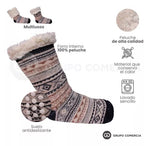 Combo Cinturon Masajeador Termico Alivia Colicos Y Medias Termicas De Peluche Ovejeras