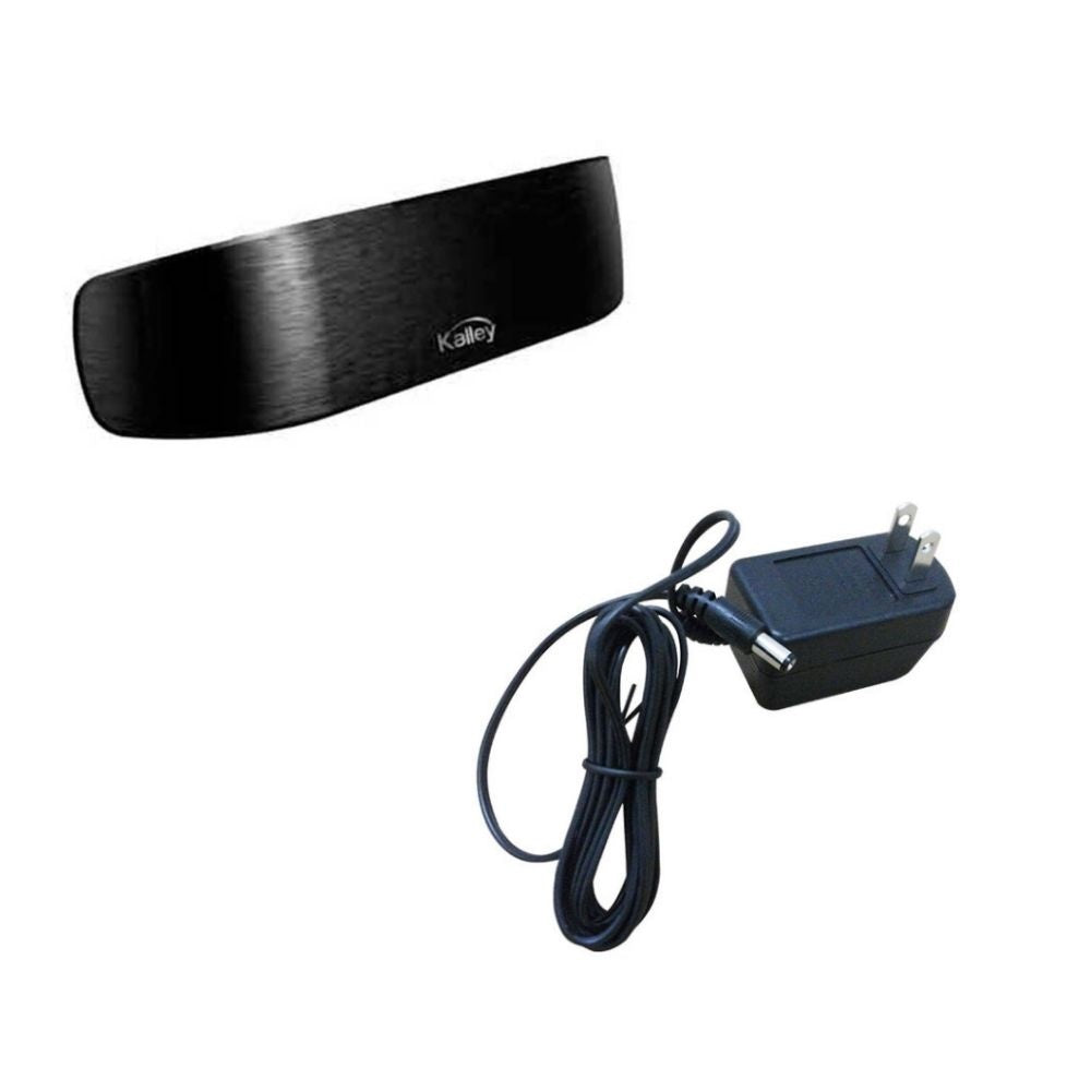 Antena Digital Kalley Hdtv 80Km Alcance Con Amplificador Y Cable 1.85M