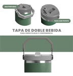 Termo Acero Inoxidable 900Ml Flip Straw Antiderrames