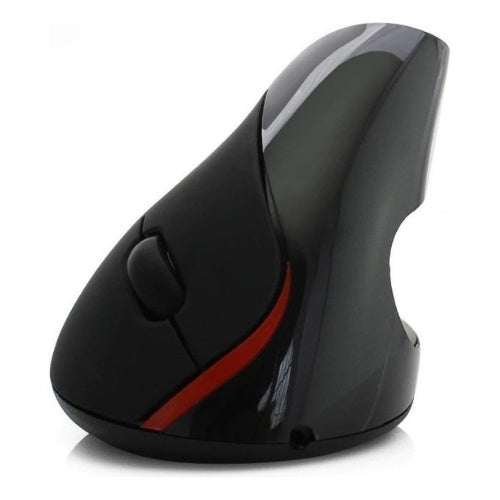 Mouse Inalambrico Ergonomico Vertical Tunel Carpiano Color Negro