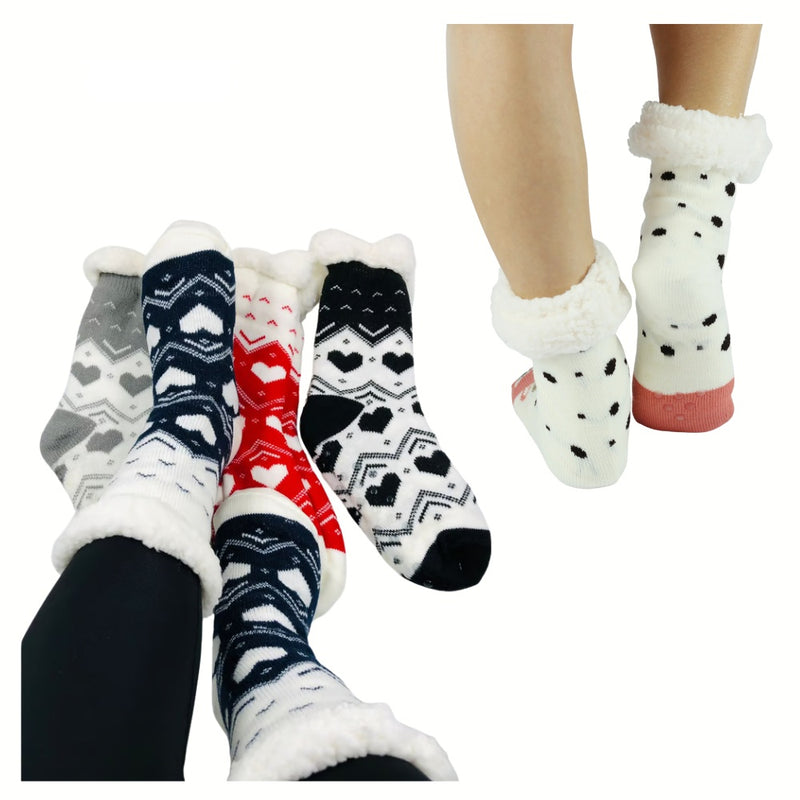 Combo Cinturon Termico Alivia Colicos Blanco + Medias Termicas De Peluche Ovejeras