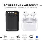 Powerbank Para Iphone Mag Safe 22.5W Carga Rapida + Audifonos Air Pod Segunda