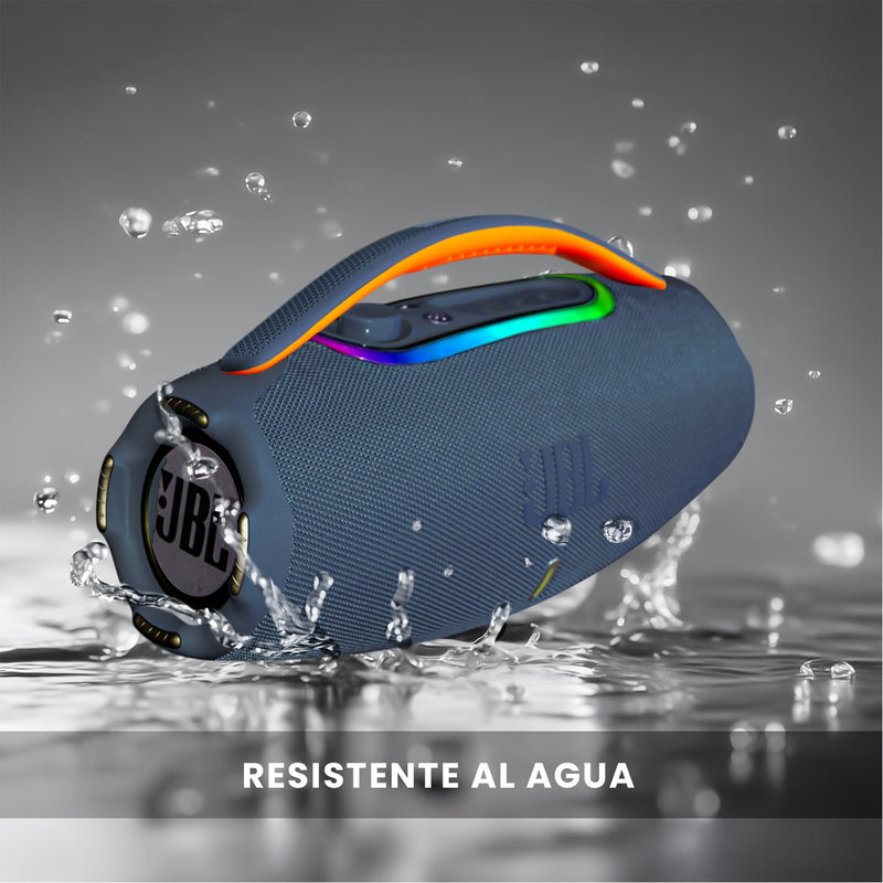 Parlante Grande Potente Jbl Boom Box 3 60W Bluetooth Tws Azul Replica 1.1