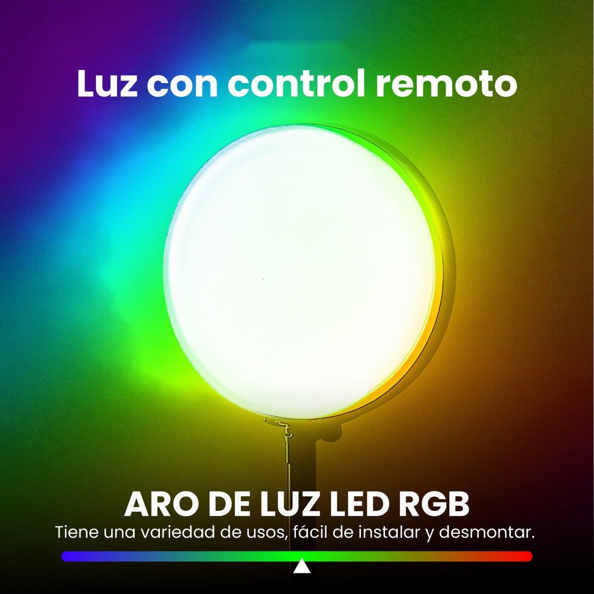 Panel De Iluminacion Profesional Multicolor Ajustable Rgb 3000W Con Tripode 2M Innovo Led