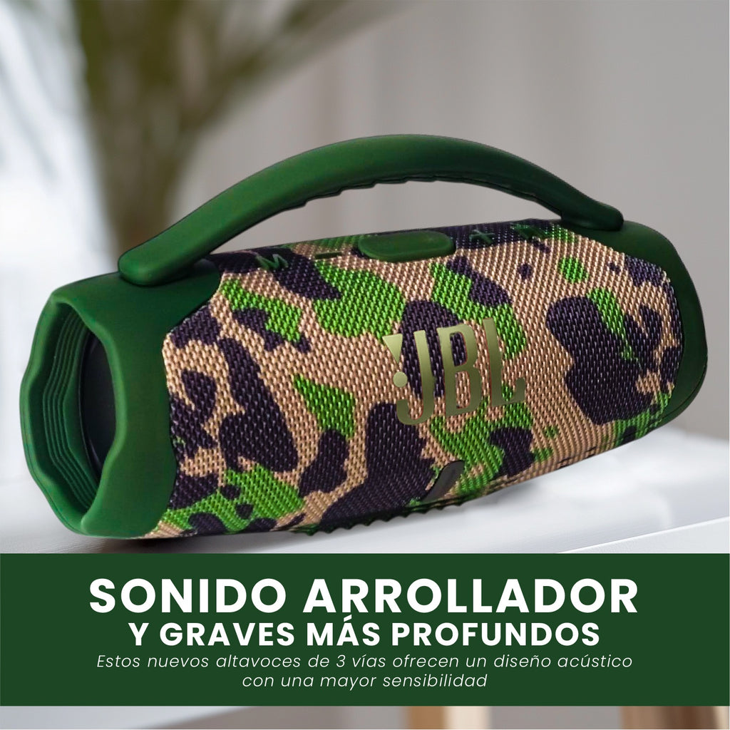Parlante Mini Boom Box Bluetooth Jbl Inalambrico Camuflado Replic 1.1 Innovo