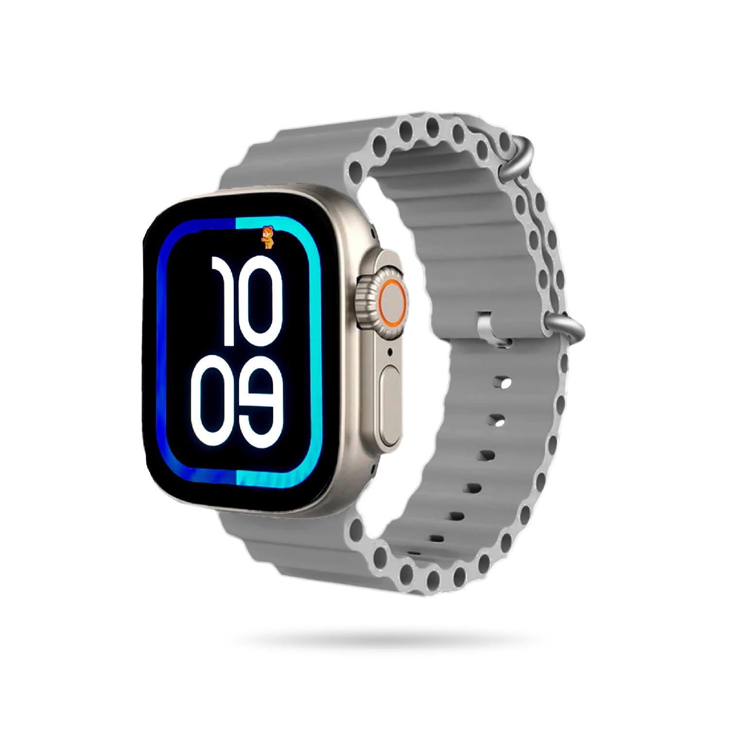 Smartwatch Hk 10 Ultra Amoled Chat Gpt Alta Gama Compatible Con Android Ios Gris Edition