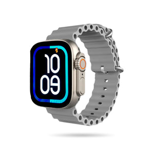 Smartwatch Hk 10 Ultra Amoled Chat Gpt Alta Gama Compatible Con Android Ios Gris Edition