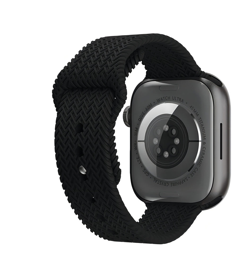 Smartwatch Amoled Plus H9 Mobulaa Banda Color Negro Con Asistente De Voz