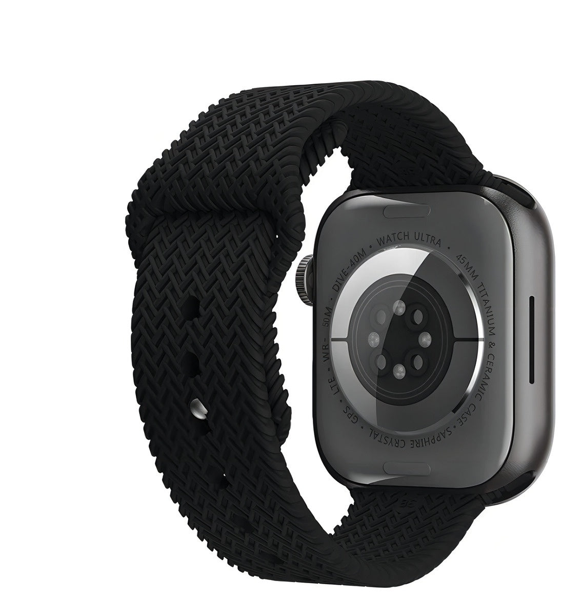 Smartwatch Amoled Plus H9 Mobulaa Banda Color Negro Con Asistente De Voz