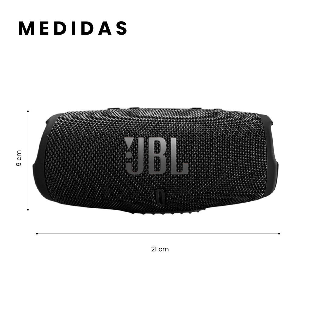 Parlante Jbl Charge 5 Replica 1.1 - Sonido Potente, Bluetooth, Portatil Negro