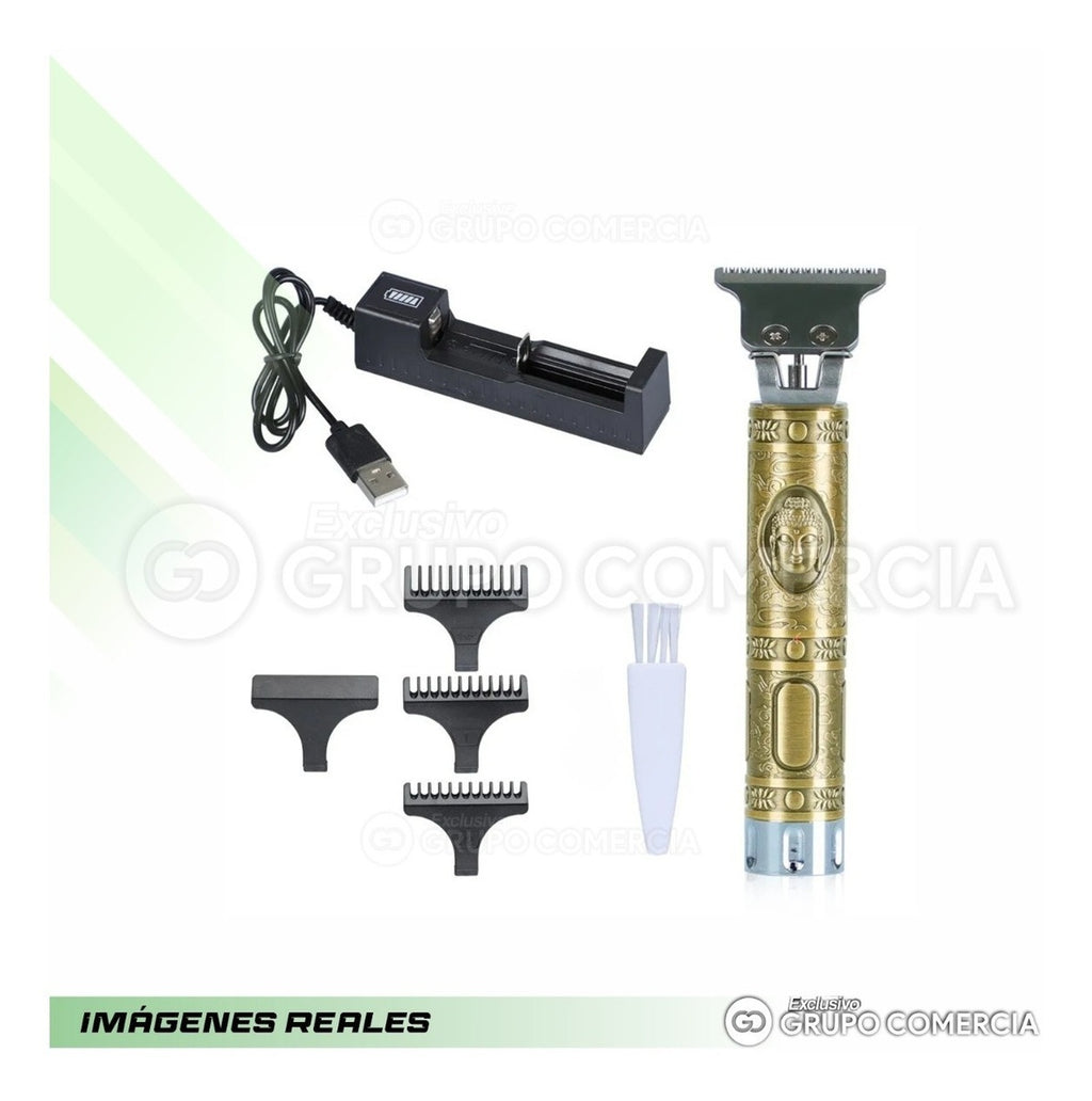 Barbera Patillera De Lujo Con Guias Inalambrica Metalica