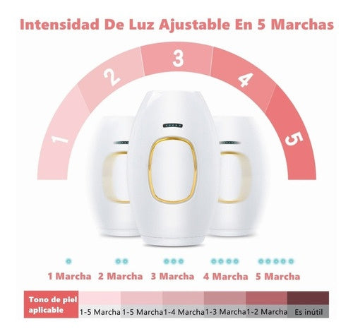 Depiladora De Luz Pulsada Laser Permanente Sin Dolor Lpl