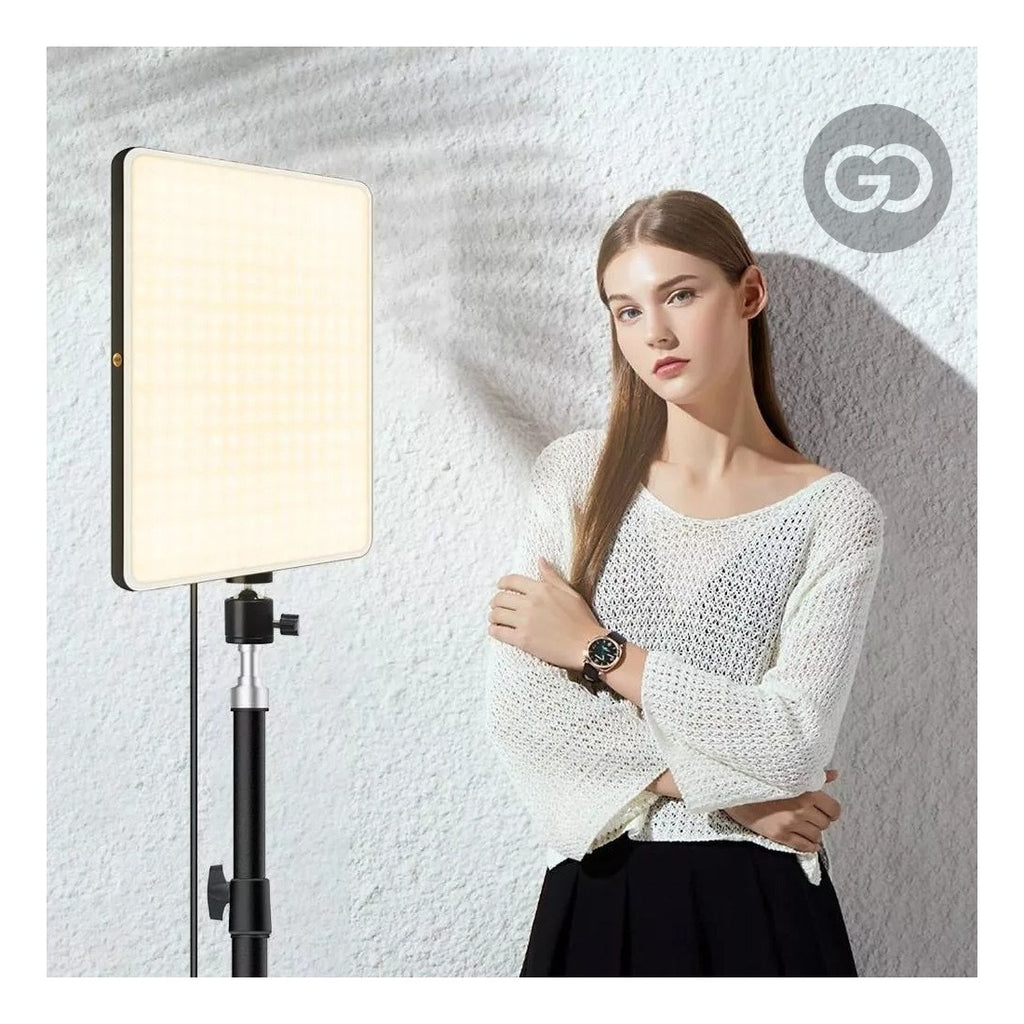 Panel Luz Profesional Control Remoto Tripode 3500W Dimeable