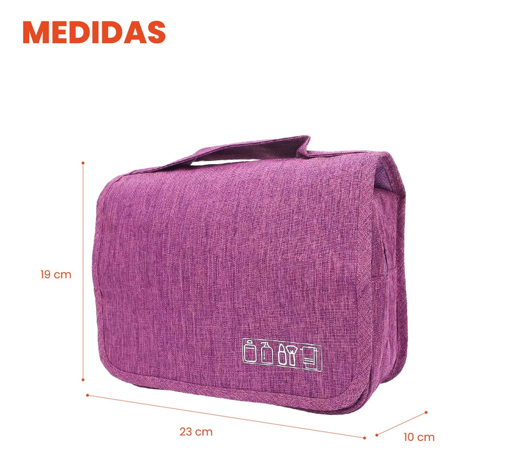 Organizador De Maquillaje Para Equipaje Accesorios De Belleza Morada Innovo Home