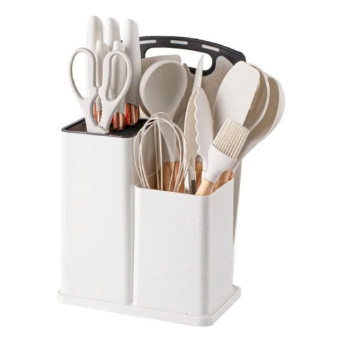 Set 19 Utensilios De Cocina Siliconados Alta Calidad Premium