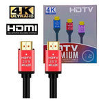 Cable 5 Metros Hdtv/Hdmi 4K Full Hd Premium