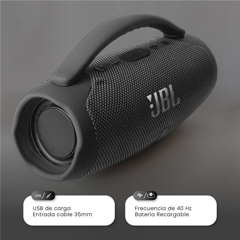 Parlante Mini Boom Box Bluetooth Jbl Inalambrico Gray Replic 1.1