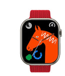 Reloj Smartwatch Mobulaa H9 Plus Pulso Rojo Amoled Sport Llamadas Notificaciones