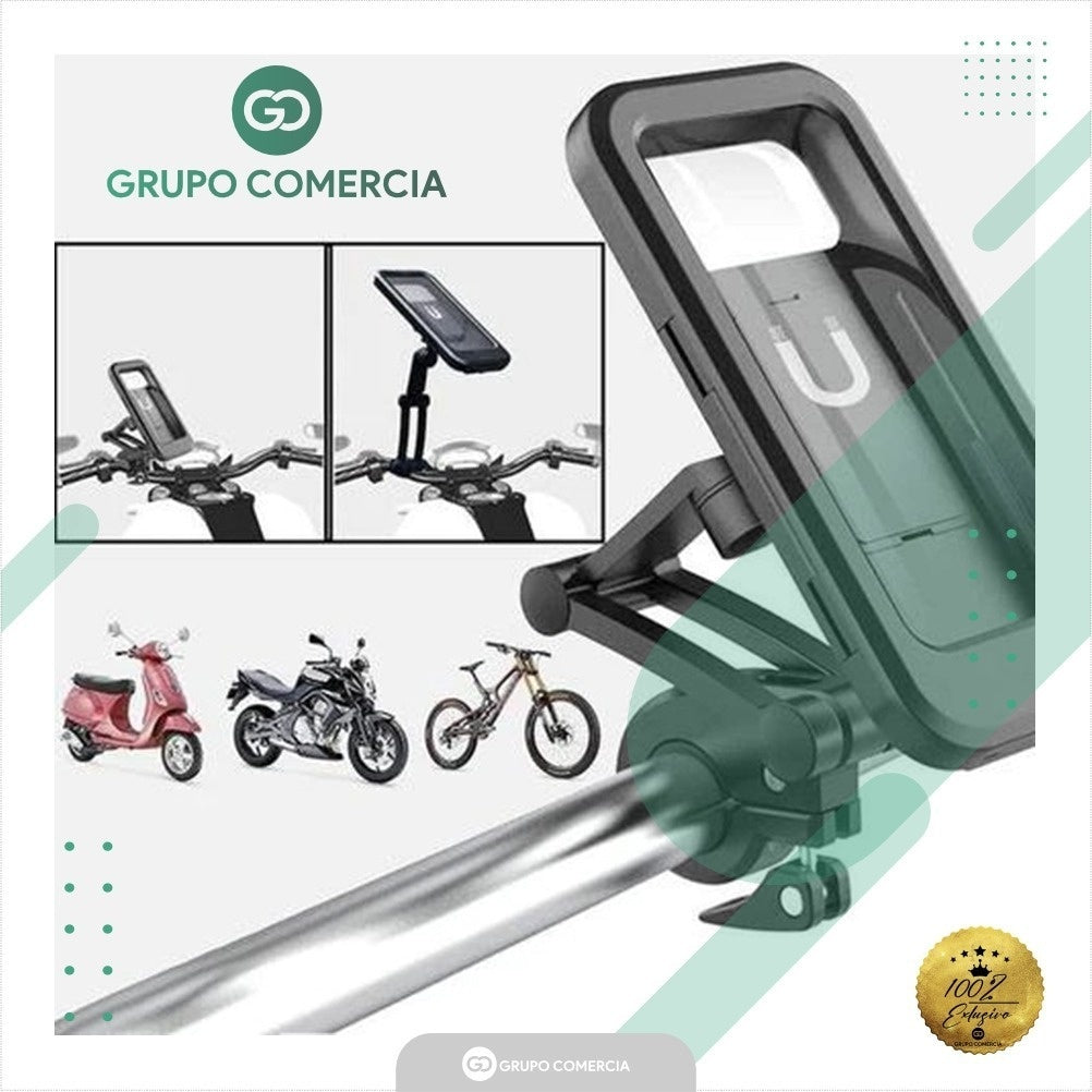 Holder De Celular Soporte Impermeable Moto Bicicleta
