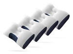 4 Almohadas Semi Ortopedicas Alto Confort Home Cervical Antiacaros