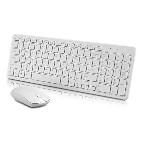 Teclado Con Mouse Optico Inalambrico Slim Gkm520