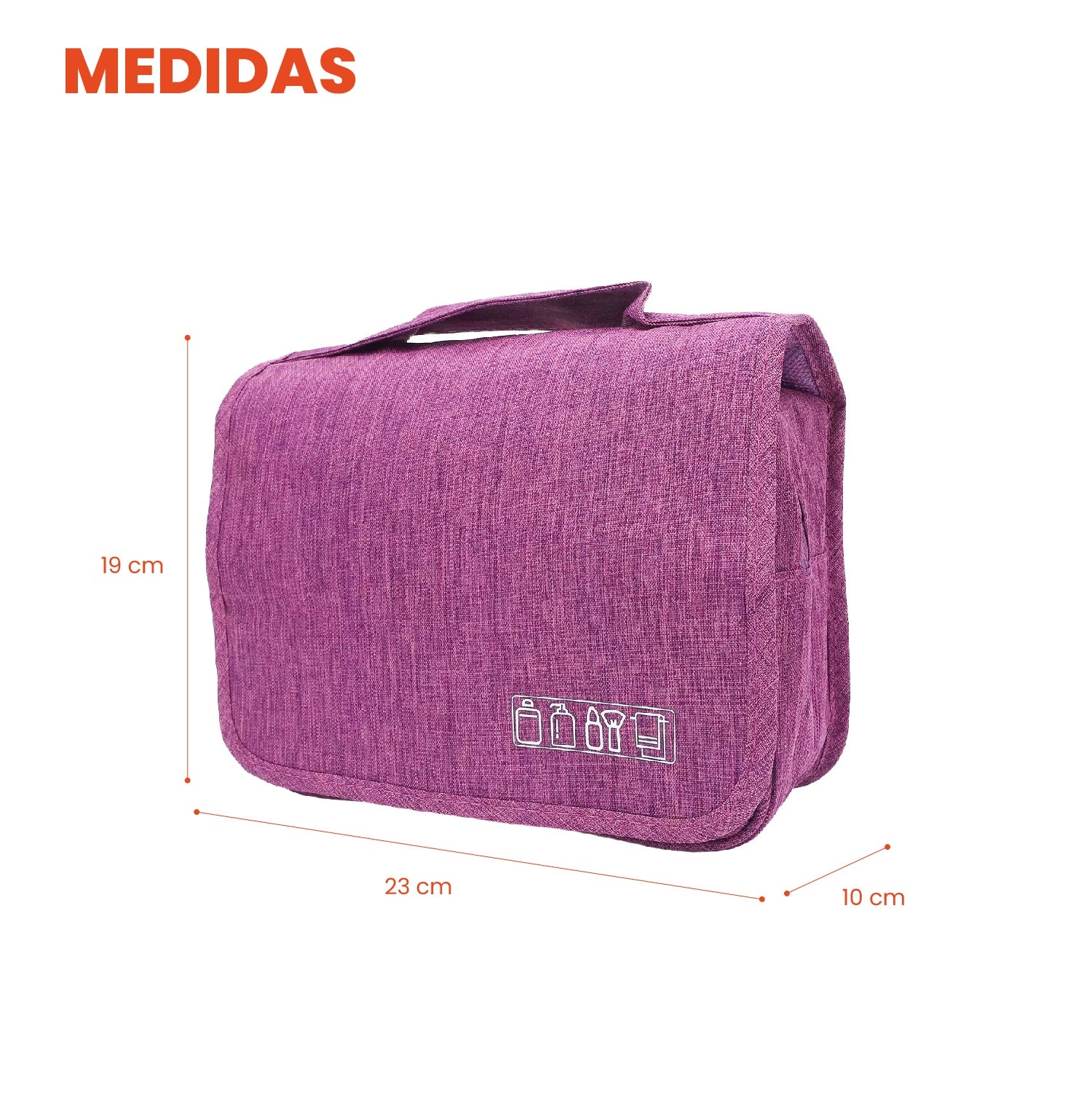 Combo Maleta Viajera + Organizadores Equipaje De Zapatos Y Cosmetiquera Maquillaje Rosa