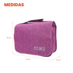 Combo Maleta Viajera + Organizadores Equipaje De Zapatos Y Cosmetiquera Maquillaje Rosa