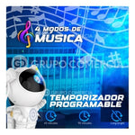 Proyector De Galaxias Astronauta Ninos Musical Bluetooth Led