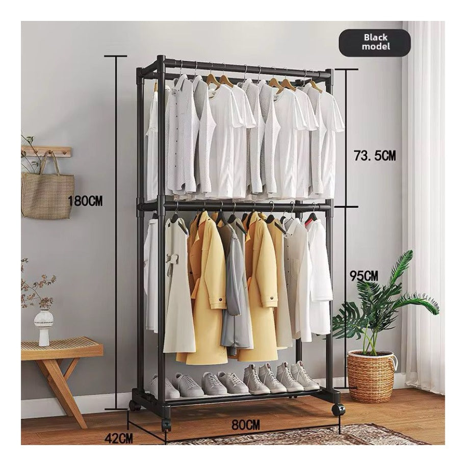 Organizador De Ropa Doble Elegante