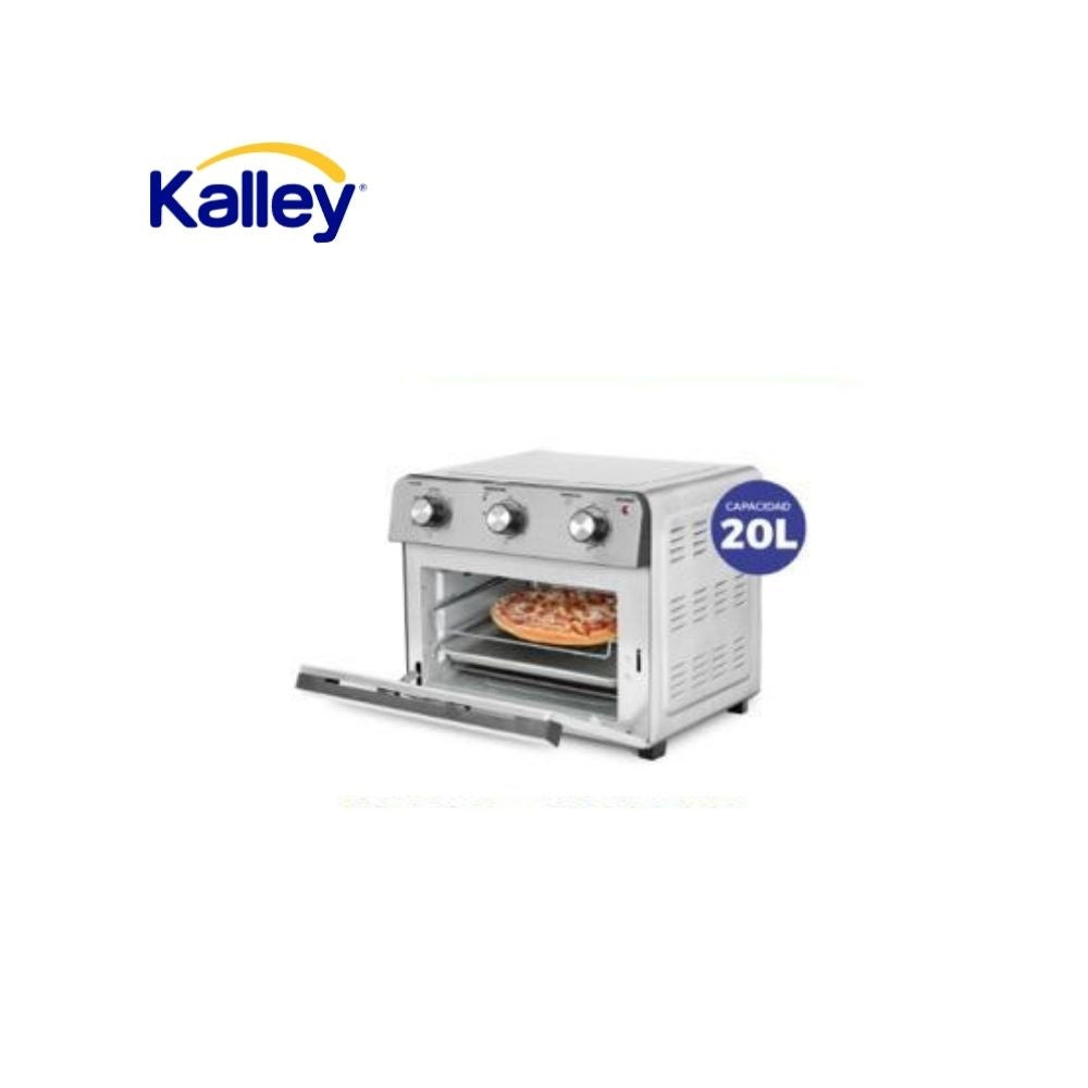 Horno Electrico Kalley 20 Litros Air Fryer 1500W Multifuncion