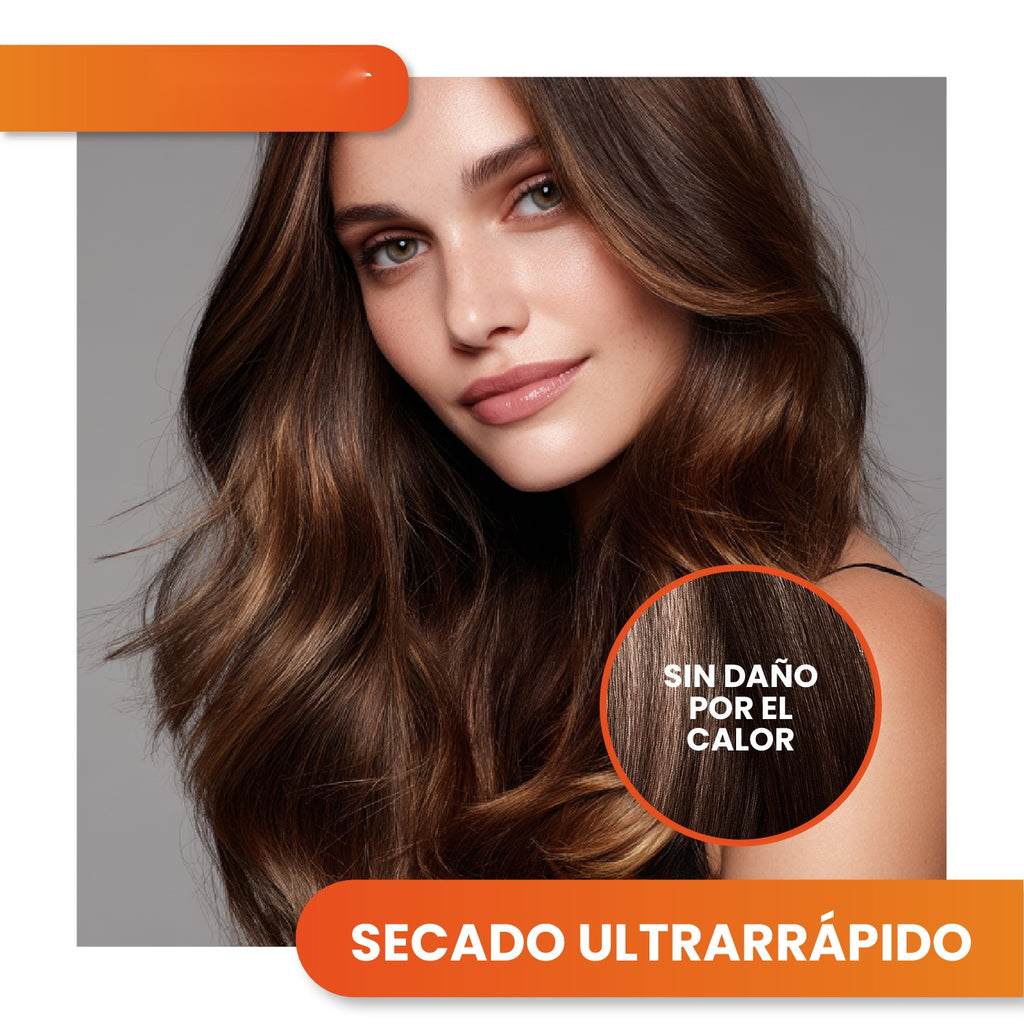 Combo Secador Bopai 5500 + Cepillo Rizador Crespos + Cepillo Masajeador + Obsequio Toalla Microfibra