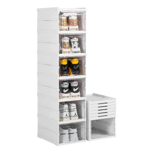 Zapatero Organizador Armable Plegable X6 Espacios Exhibicion