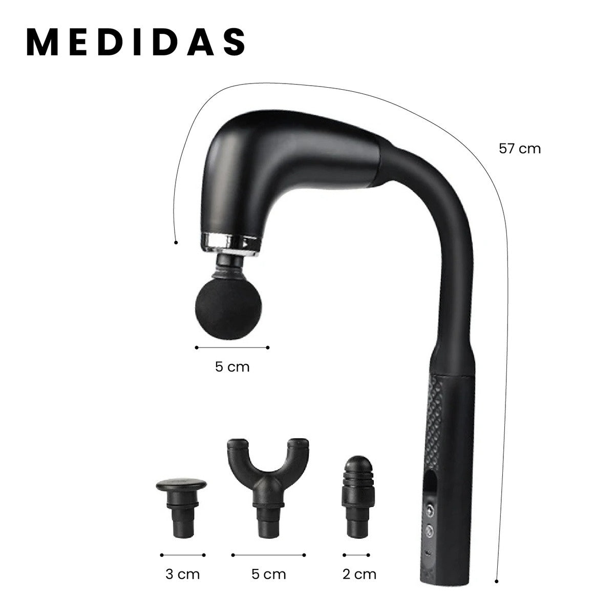 Masajeador De Espalda Recargable Con Percusion Alivio Profundo Sin Ayuda