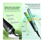 Tri Combo Hair Avocado Cepillo Secador + Plancha Cabello + Rizadora Tubo + Obsequio Toalla Microfibra Cabello