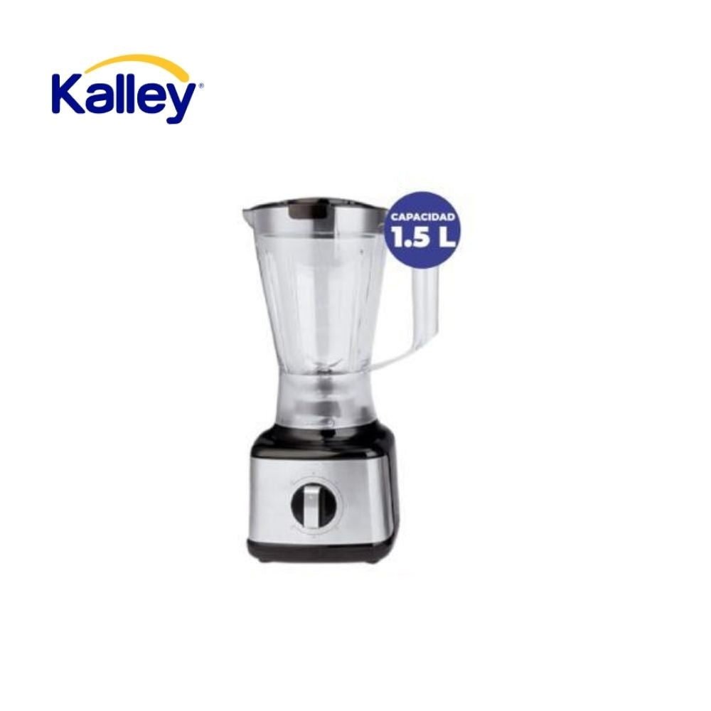 Licuadora Kalley 1.5L Vaso Plastico 5 Velocidades Alta Potencia